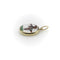 Pendentif Essex crystal - Pendentif charme dinde sauvage en or 18K 58 Facettes A2006A