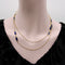 Collier Signature - Collier chaîne à stations gothiques en or 14K, diamants et émail 58 Facettes