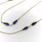 Collier Signature - Collier chaîne à stations gothiques en or 14K, diamants et émail 58 Facettes