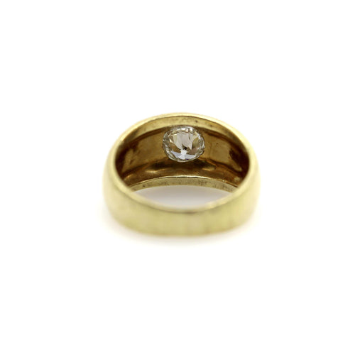 Bague Bague édouardienne demi-jonc en or 18 carats et diamant 58 Facettes A20049