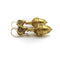 Boucles d'oreilles Etruscan Revival - Boucles d’oreilles cannetille en or 14K tête de bélier 58 Facettes A20042