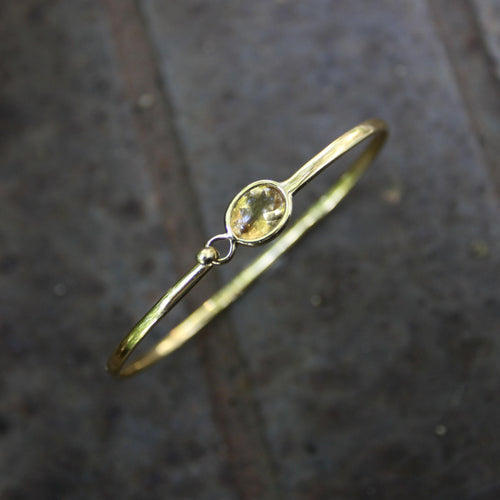 Bracelet Georg Jensen Savannah - Bracelet en or jaune 18k et citrine 58 Facettes A20036