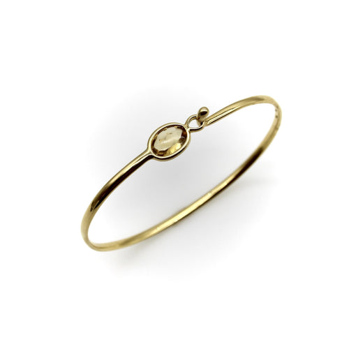 Bracelet Georg Jensen Savannah - Bracelet en or jaune 18k et citrine 58 Facettes A20036