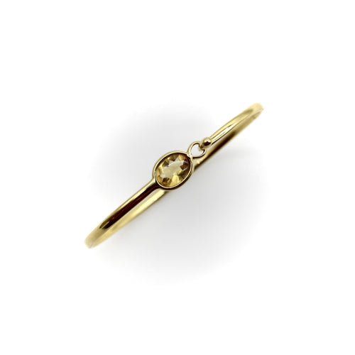 Bracelet Georg Jensen Savannah - Bracelet en or jaune 18k et citrine 58 Facettes A20036