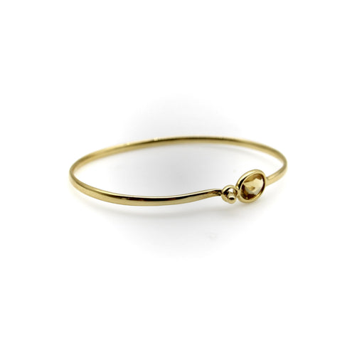 Bracelet Georg Jensen Savannah - Bracelet en or jaune 18k et citrine 58 Facettes A20036