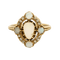 Bague 49 Bague début XXe siècle en or jaune 18K, opales et diamants 58 Facettes PRG1880