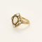 Bague 49 Bague début XXe siècle en or jaune 18K, opales et diamants 58 Facettes PRG1880