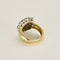 Bague 51.5 Bague fleur en or jaune et or blanc avec diamants 2,12 ct 58 Facettes LIS2771