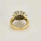 Bague 51.5 Bague fleur en or jaune et or blanc avec diamants 2,12 ct 58 Facettes LIS2771