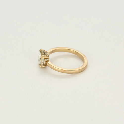 Bague 54 Bague en or rose et diamants 58 Facettes B250646
