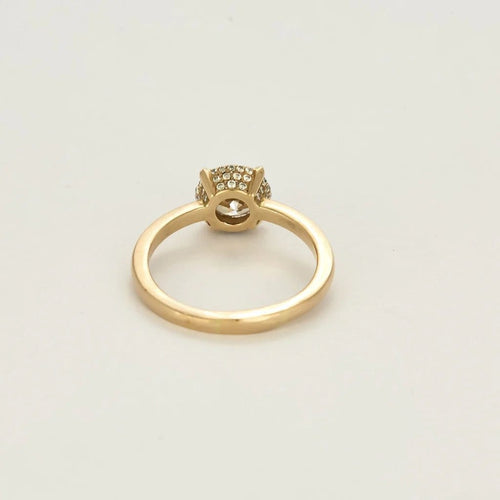 Bague 54 Bague en or rose et diamants 58 Facettes B250646
