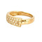 Bague 49 Guy Laroche - Bague ceinture en or jaune 18 carats et diamants 58 Facettes GU109