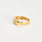 Bague 49 Guy Laroche - Bague ceinture en or jaune 18 carats et diamants 58 Facettes GU109