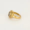 Bague 51 Pompadour - Bague jonc en or jaune, saphir et diamants 58 Facettes PAL32302