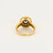 Bague 51 Pompadour - Bague jonc en or jaune, saphir et diamants 58 Facettes PAL32302