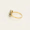 Bague Bague trilogie diamants en or jaune 18k 58 Facettes QUI0760X2