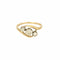 Bague Bague trilogie diamants en or jaune 18k 58 Facettes QUI0760X2