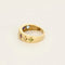 Bague 52.5 Bague jonc matelassée Tutti Frutti en or jaune 18K et quartz 58 Facettes LAV1909