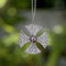Pendentif Pendentif croix de Malte édouardienne en platine, diamants et perle noire 58 Facettes A2001Z