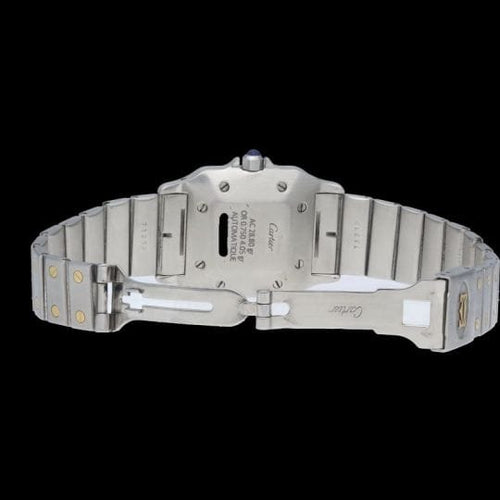 Montre Cartier Santos - Montre automatique en or jaune et acier 58 Facettes MT45181