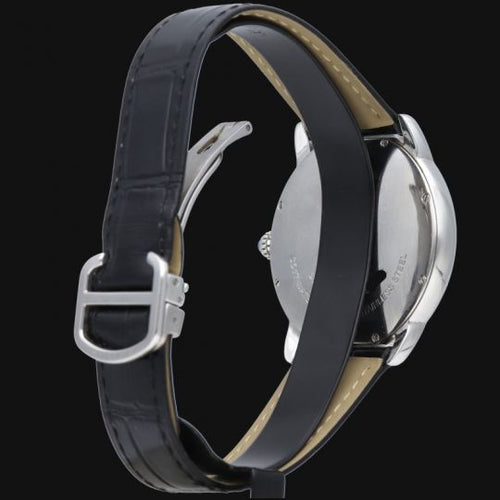 Montre Cartier Ronde Solo - Montre ronde en acier 42 mm 58 Facettes MT45151