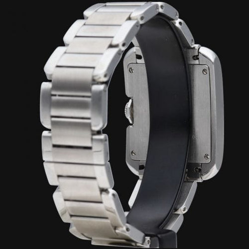 Montre Cartier Tank Anglaise - Montre femme en acier quartz 58 Facettes MT45202