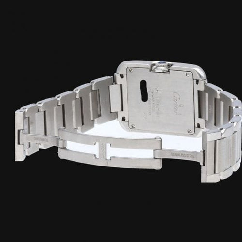 Montre Cartier Tank Anglaise - Montre femme en acier quartz 58 Facettes MT45202