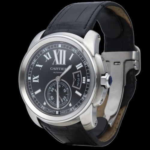 Montre Cartier Calibre de Cartier - Montre automatique homme 42 mm acier 58 Facettes MT39087