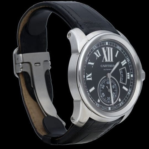 Montre Cartier Calibre de Cartier - Montre automatique homme 42 mm acier 58 Facettes MT39087