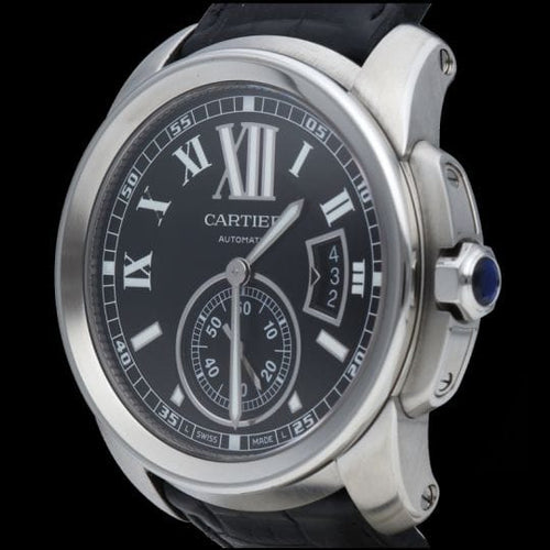 Montre Cartier Calibre de Cartier - Montre automatique homme 42 mm acier 58 Facettes MT39087