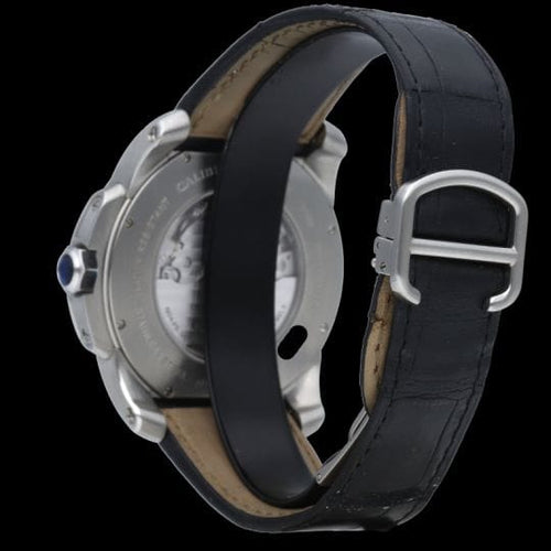 Montre Cartier Calibre de Cartier - Montre automatique homme 42 mm acier 58 Facettes MT39087