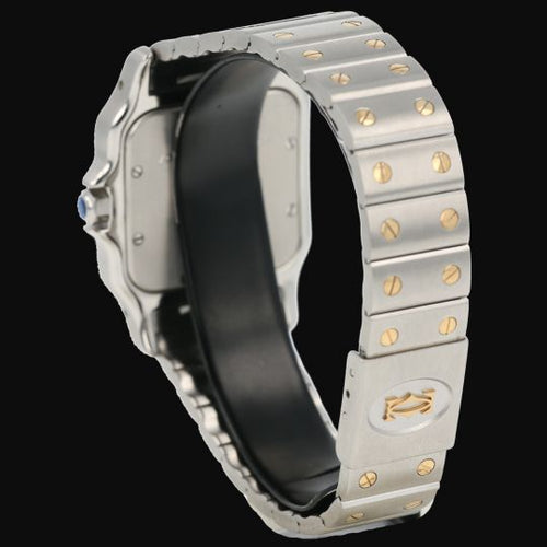 Montre Cartier Santos - Montre Galbée en or jaune et acier 58 Facettes MT45158