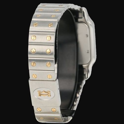 Montre Cartier Santos - Montre Galbée en or jaune et acier 58 Facettes MT45158