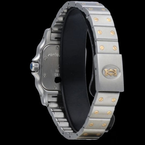 Montre Cartier Santos Galbée - Montre femme en or jaune et acier 58 Facettes MT45193