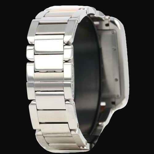Montre Cartier Tank Anglaise - Montre femme en or rose et acier 58 Facettes MT45205