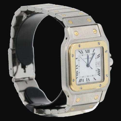 Montre Cartier Santos - Montre femme en or jaune 18K et acier 58 Facettes MT45184