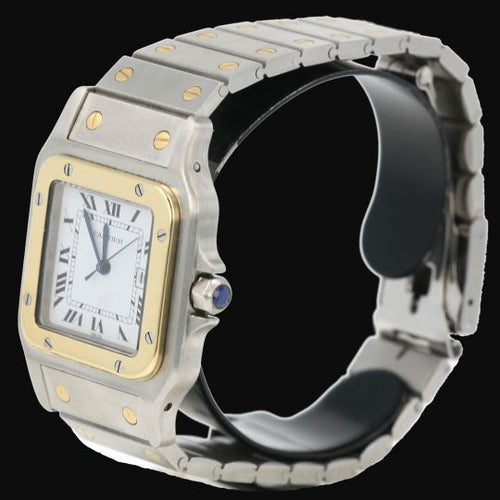 Montre Cartier Santos - Montre femme en or jaune 18K et acier 58 Facettes MT45184