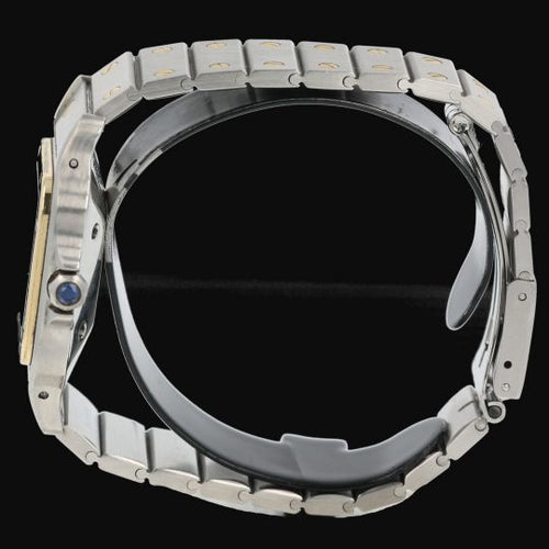 Montre Cartier Santos - Montre femme en or jaune 18K et acier 58 Facettes MT45184