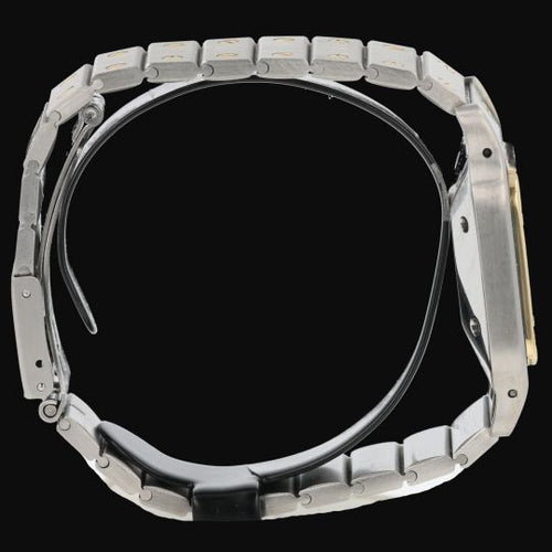 Montre Cartier Santos - Montre femme en or jaune 18K et acier 58 Facettes MT45184