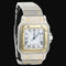 Montre Cartier Santos - Montre femme en or jaune 18K et acier 58 Facettes MT45184
