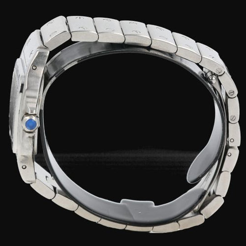 Montre Cartier Santos Galbée - Montre en acier quartz 26 x 34 mm 58 Facettes MT45191
