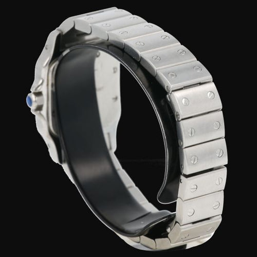 Montre Cartier Santos Galbée - Montre en acier quartz 26 x 34 mm 58 Facettes MT45191