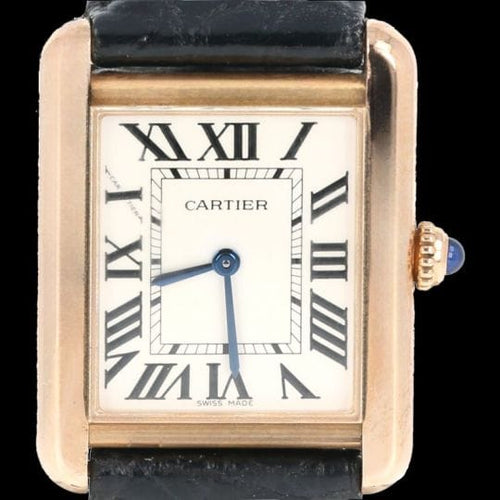 Montre Cartier Tank Solo - Montre en or jaune 58 Facettes MT45149