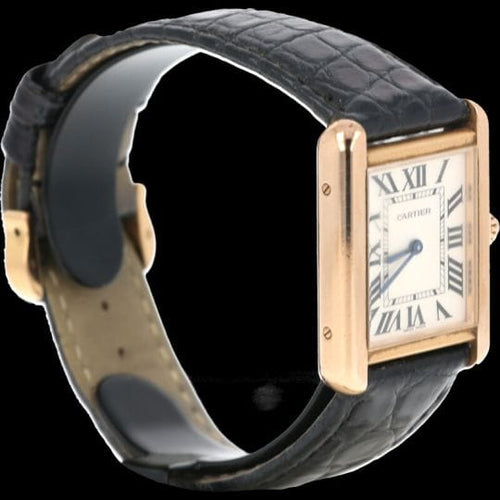 Montre Cartier Tank Solo - Montre en or jaune 58 Facettes MT45149