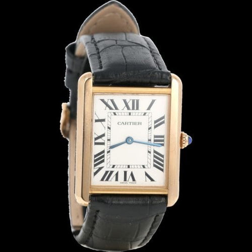 Montre Cartier Tank Solo - Montre en or jaune 58 Facettes MT45150