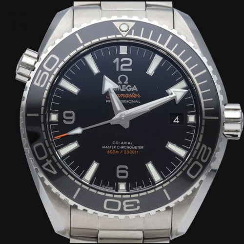 Montre Omega Seamaster Planet Ocean 600M - Montre automatique homme 44 mm acier 58 Facettes MT45005