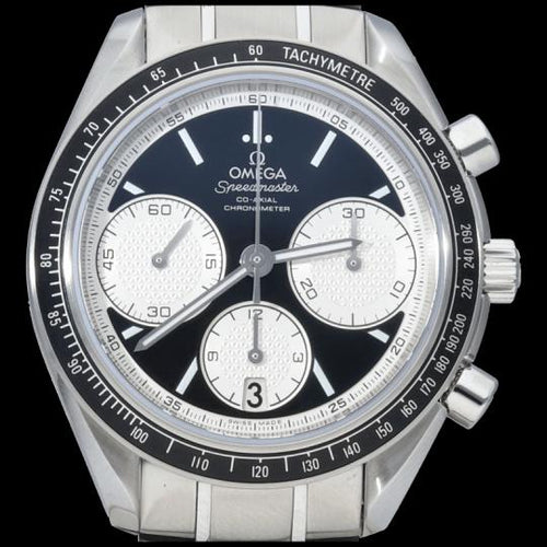 Montre Omega Speedmaster Racing - Montre chronographe Co-Axial 40 mm en acier 58 Facettes MT45081