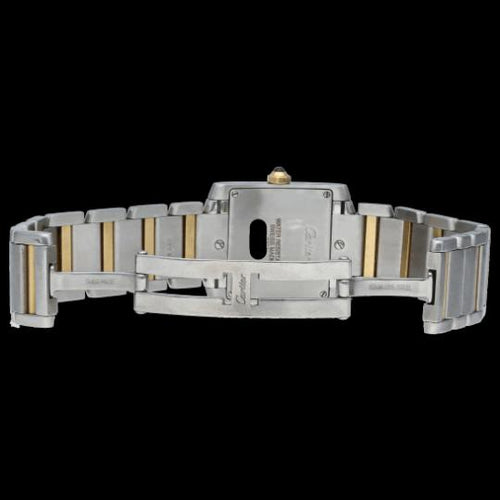 Montre Cartier Tank Française - Montre moyen modèle en acier 58 Facettes MT45222
