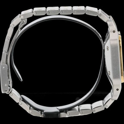 Montre Cartier Santos - Montre femme en or jaune 18K et acier 58 Facettes MT45185