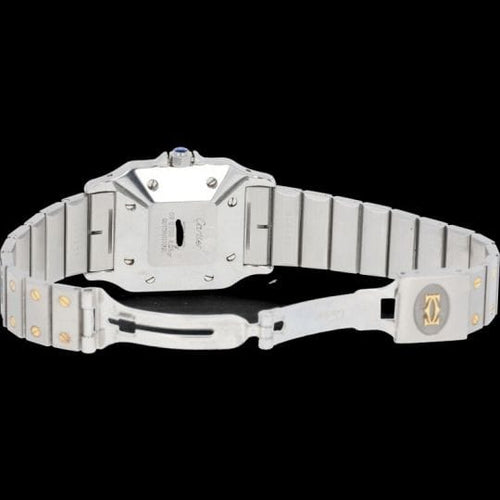 Montre Cartier Santos - Montre femme en or jaune 18K et acier 58 Facettes MT45185